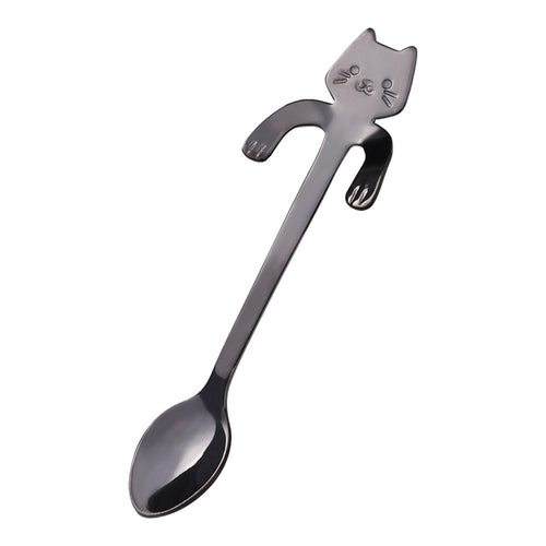 Load image into Gallery viewer, Cute Cat Coffee Spoon
