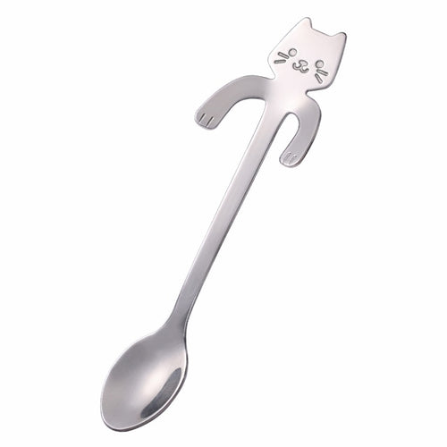 Load image into Gallery viewer, Cute Cat Coffee Spoon
