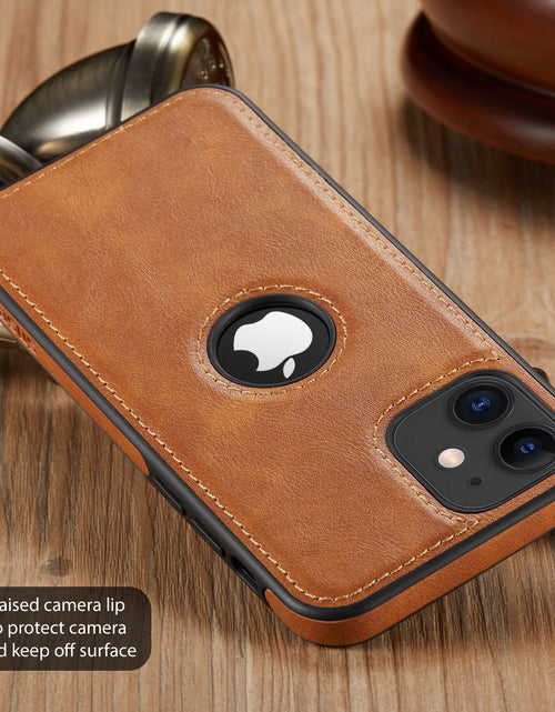 Load image into Gallery viewer, Luxury PU Leather Phone Case For iPhone 13 Pro 11 12 Pro Max XR XS Max X 7  Plus  13 Pro Max  case leather Slim Soft Back Cover
